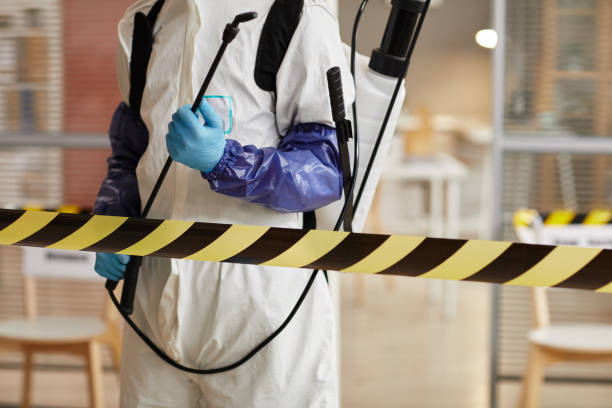 Professional Blood Cleanup technician working in Croton, OH